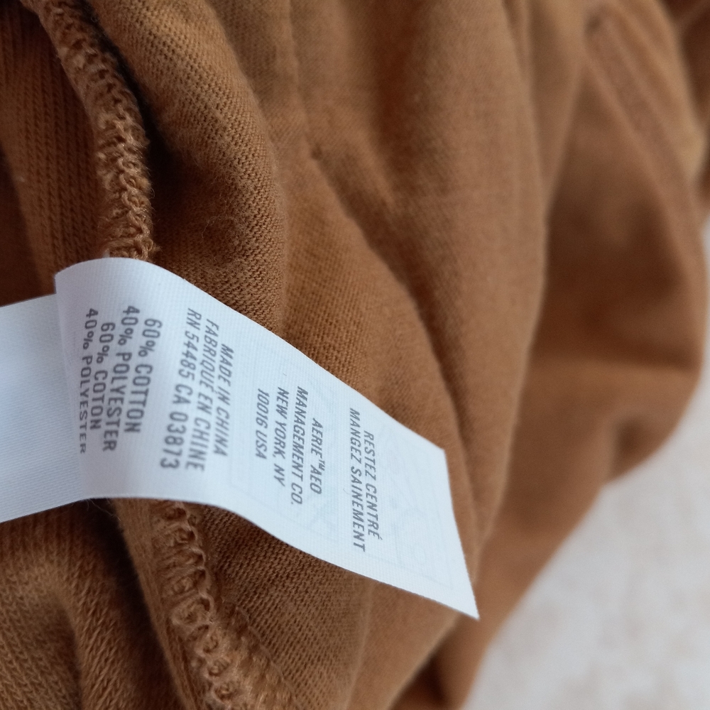 Aerie Mustard Terry Jumpsuit - Picture 8 of 14